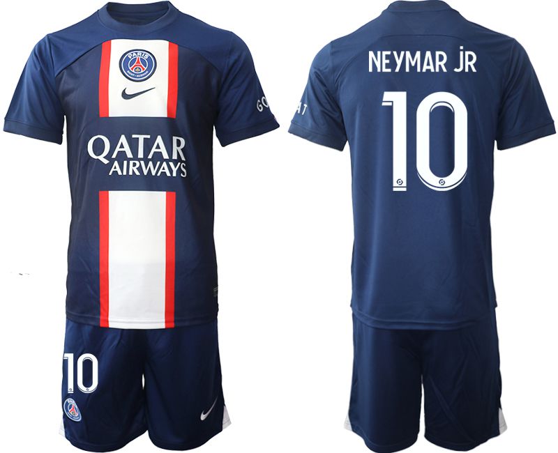 Men 2022-2023 Club Paris St German home blue #10 Soccer Jerseys